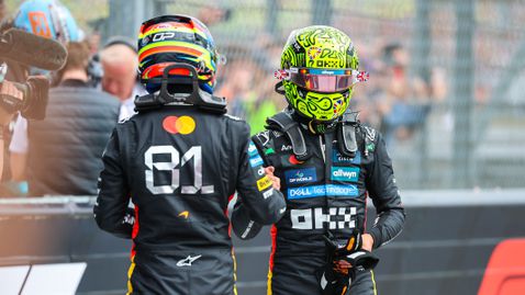 Пиастри развали 100-процентовия рекорд на Норис в квалификациите на "Силвърстоун"