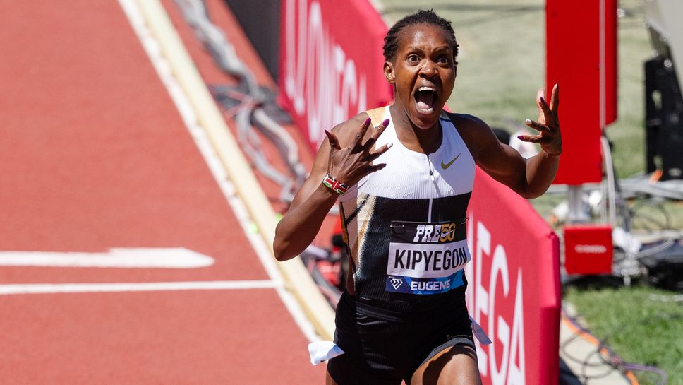 Фейт Кипиегон пред историческо постижение, недостигнато дори от Юсейн Болт и Шели-Ан Фрейзър-Прайс
