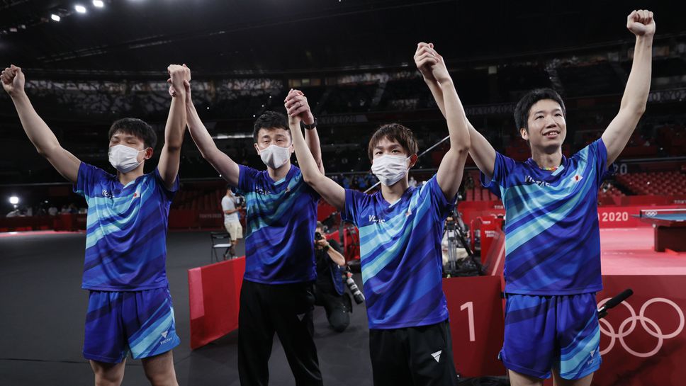 Япония победи Република Корея за бронза в отборния турнир по тенис на маса