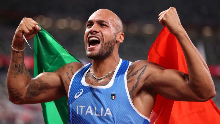 Олимпийският шампион на 100 метра и с щафетата на Италия