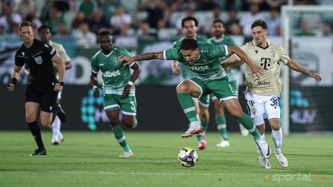  Лудогорец 0:0 Ференцварош, брилянтен шут на Маркус от над 35 метра се спря в гредата 