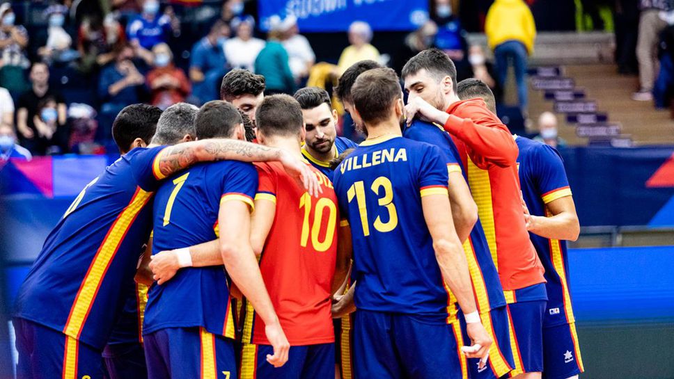Испания записа първа победа и нанесе 4-а загуба на Северна Македония 🏐