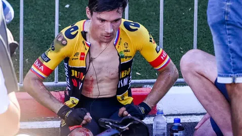  Роглич падна преди финала, само че редуцира изоставането си от водача в Обиколката на Испания 