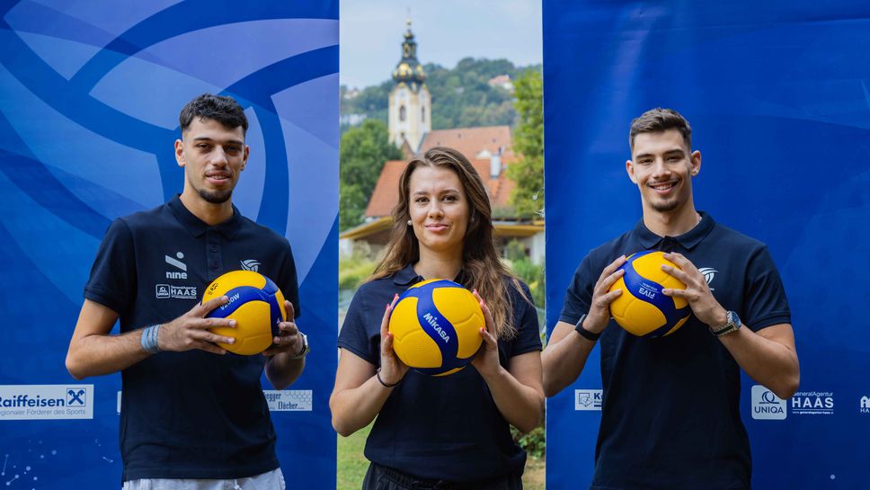 Австрийският Хартберг представи двама български волейболисти