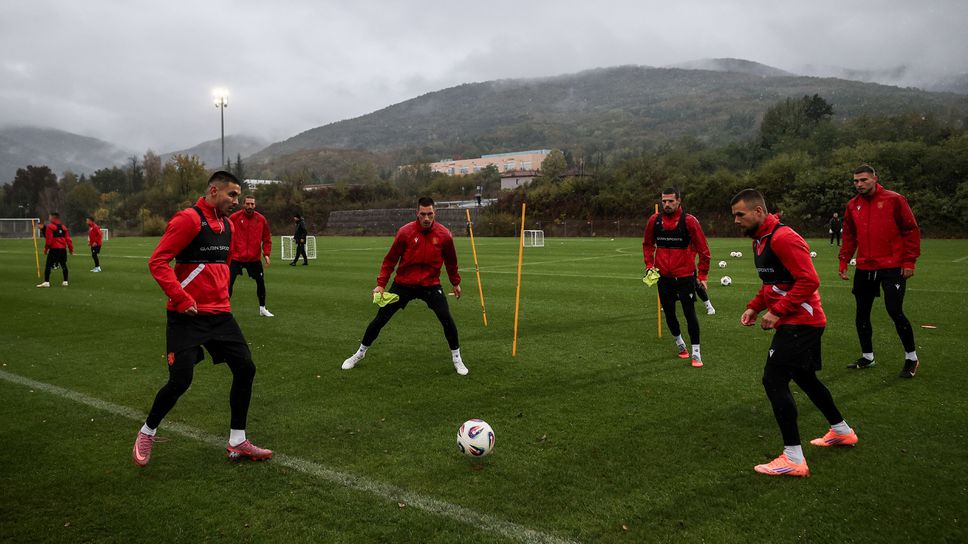 Открита тренировка на националите по футбол