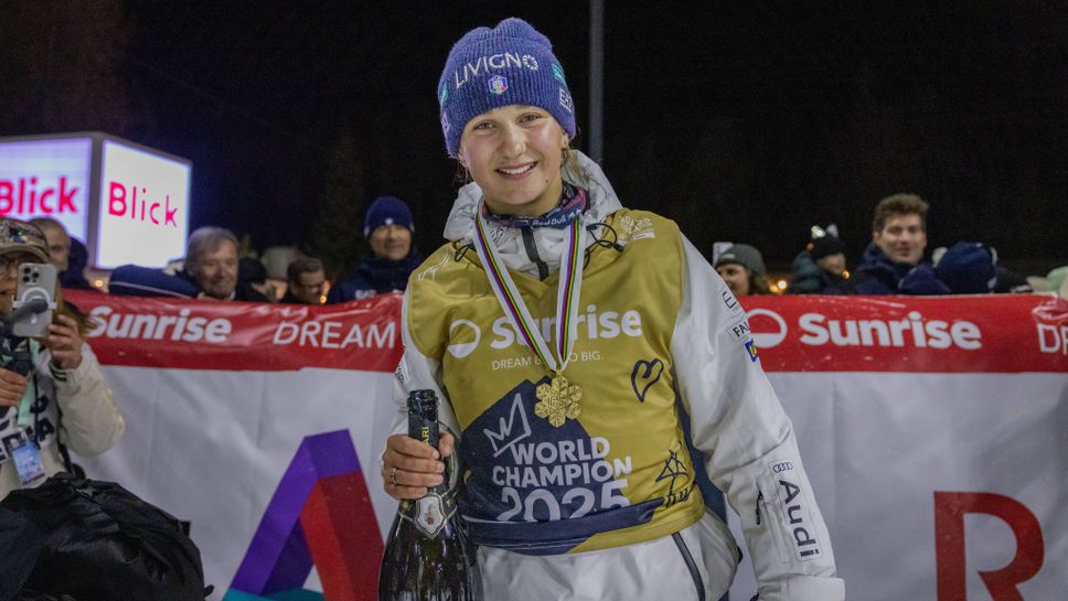 Световната шампионка в дисциплината Биг Еър в ските свободен стил