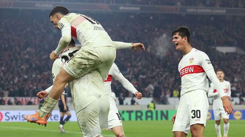 Голове в последните минути донесоха успеха на Щутгарт над Фейенорд