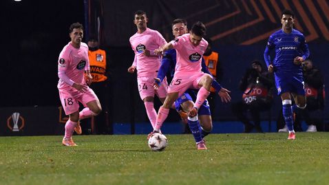 Селта се разправи с Динамо в Загреб само за едно полувреме