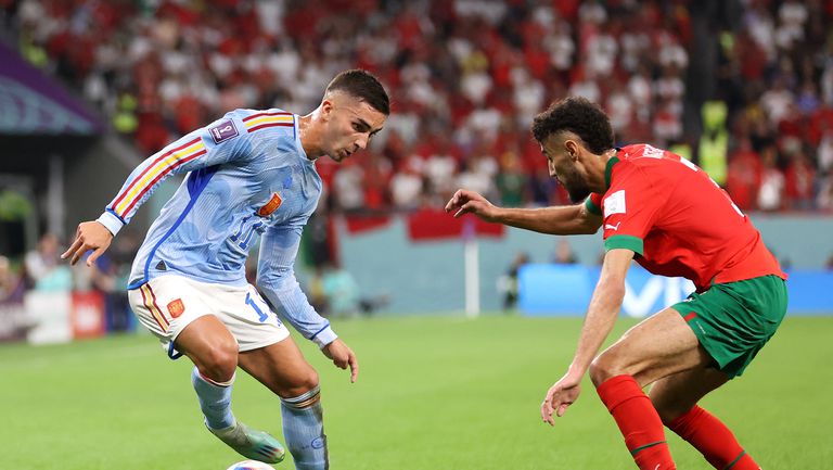 Мароко 0:0 Испания, първи точен удар на иберийците (гледайте тук)