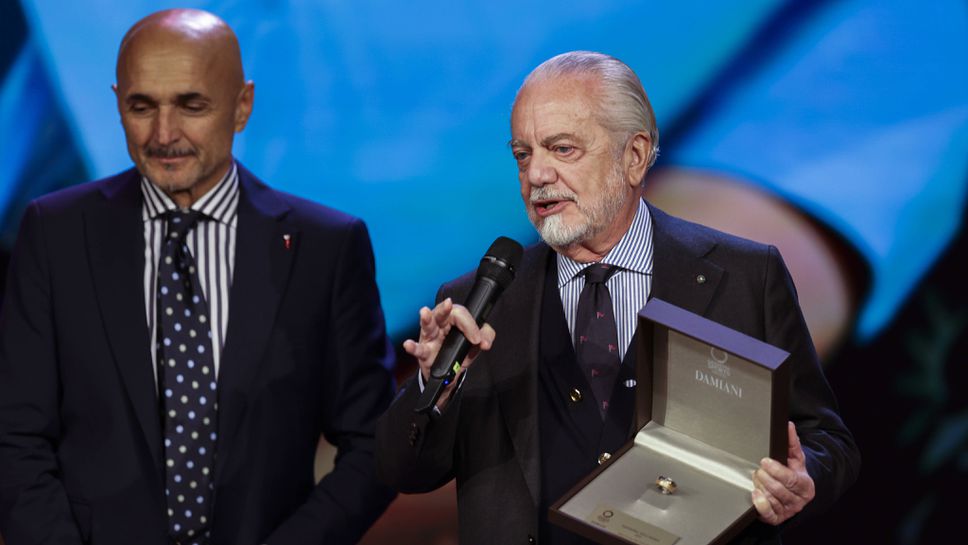 Де Лаурентис благодари на Спалети за спечеленото Скудето