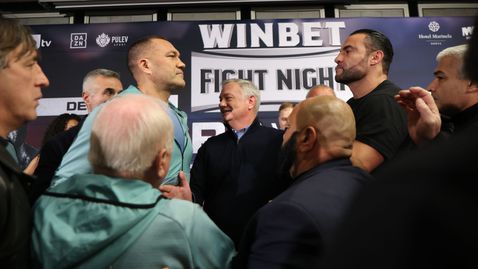 Напрежение между Пулев и Чар на кантара преди WINBET Fight Night