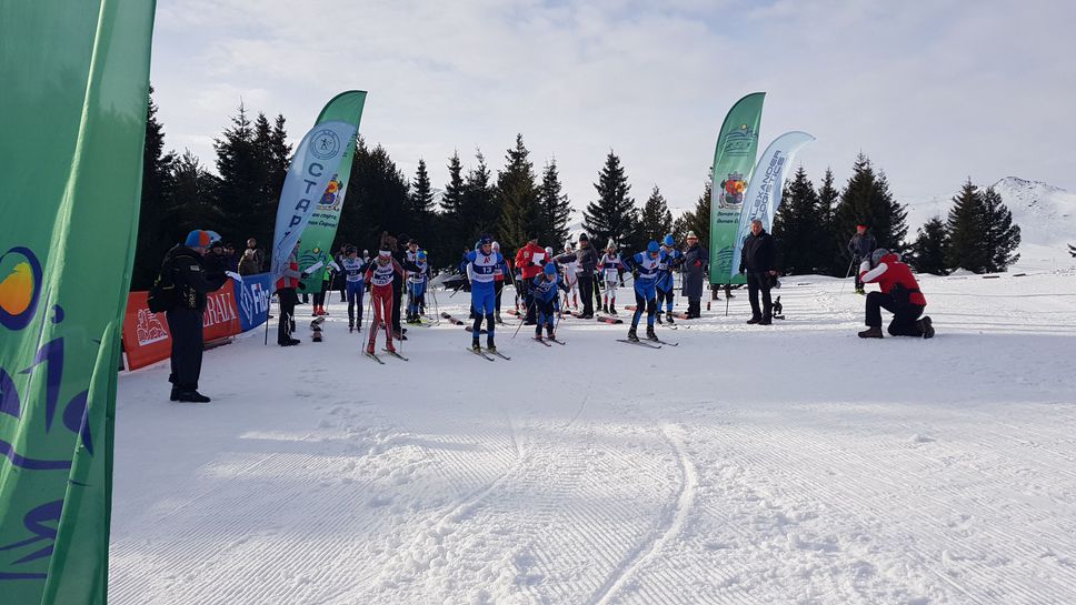 Тодор Малчов и Калина Недялкова най-бързи в преследването до Черни връх