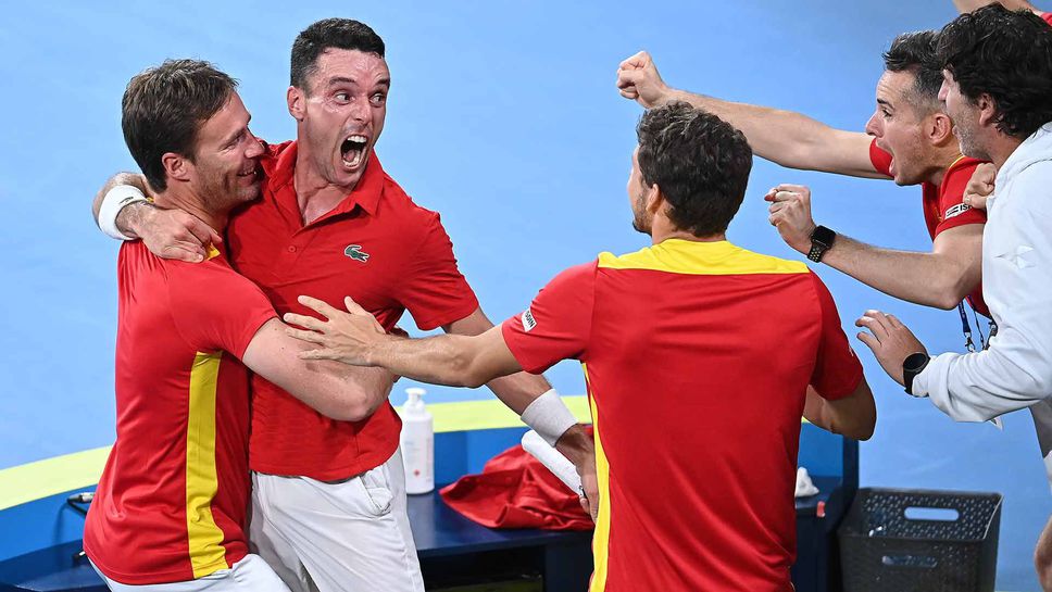 Испания е първият финалист за АТP Cup