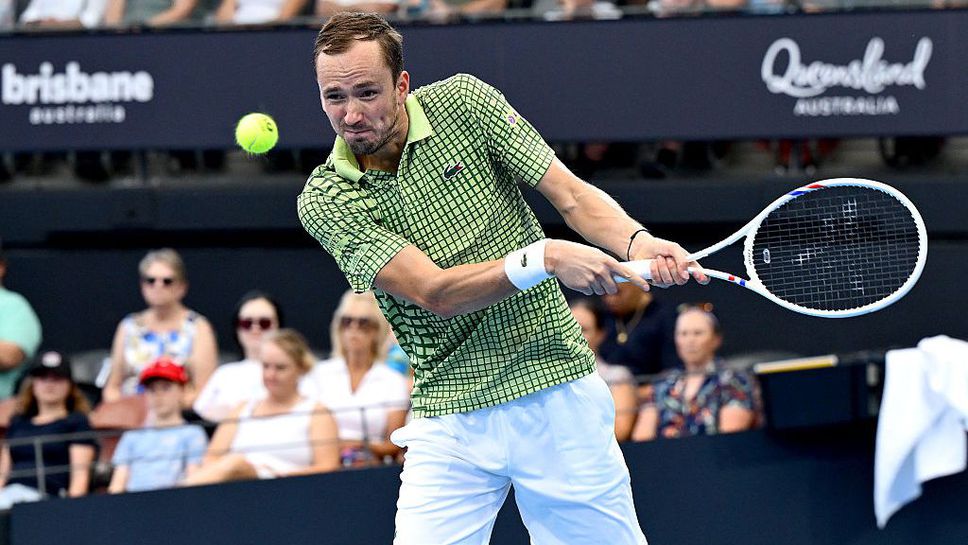 Водачът в основната схема Даниил Медведв Русия се класира за