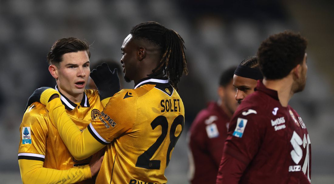 Удинезе се справи с Торино и заплете интригата в средата на класирането