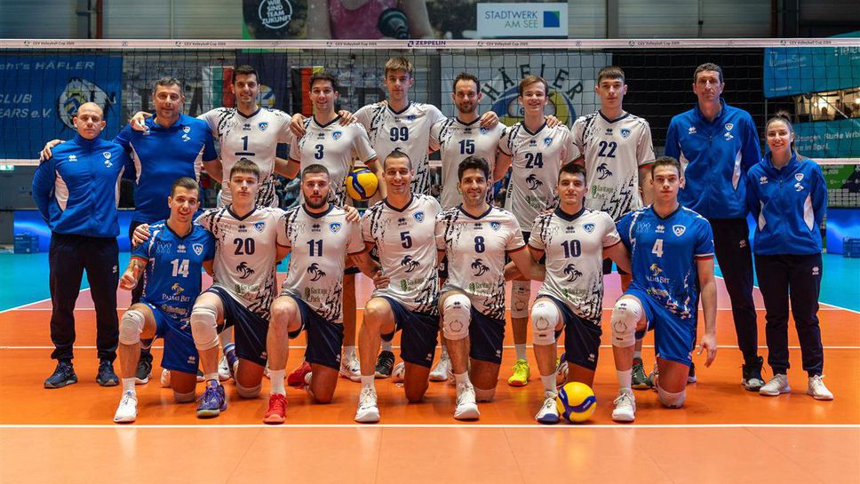 Страхотен Левски удари Фридрихсхафен, но загуби "златния" гейм