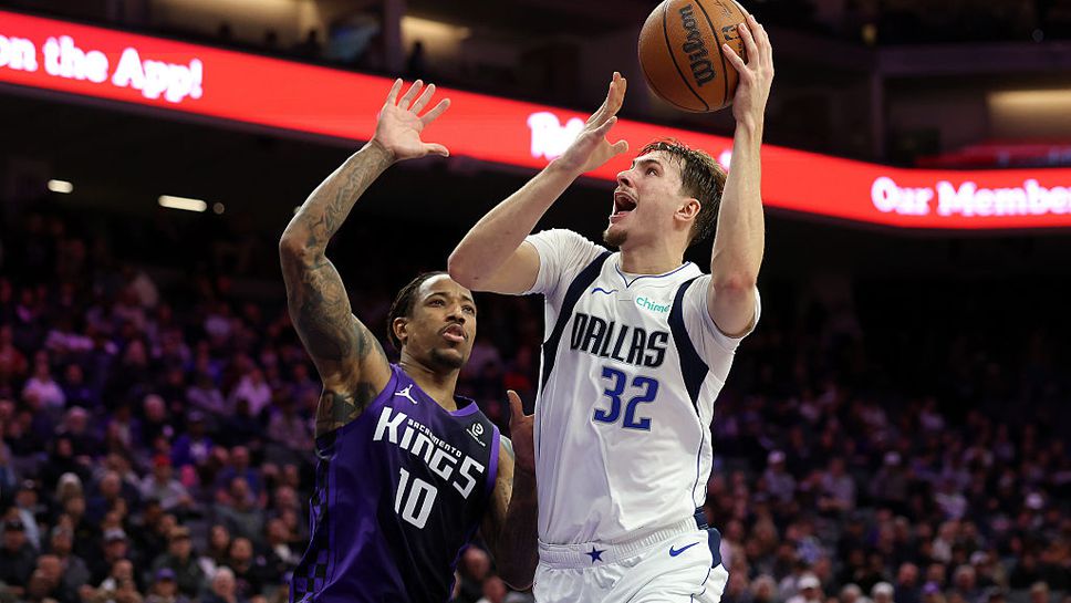 Далас Маверикс измъкна успеха със 100 98 срещу Сакраменто Кингс
