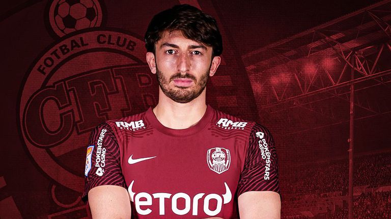 ЧФР Клуж обяви трансфера на българския защитник Кристиан Димитров Бранителят