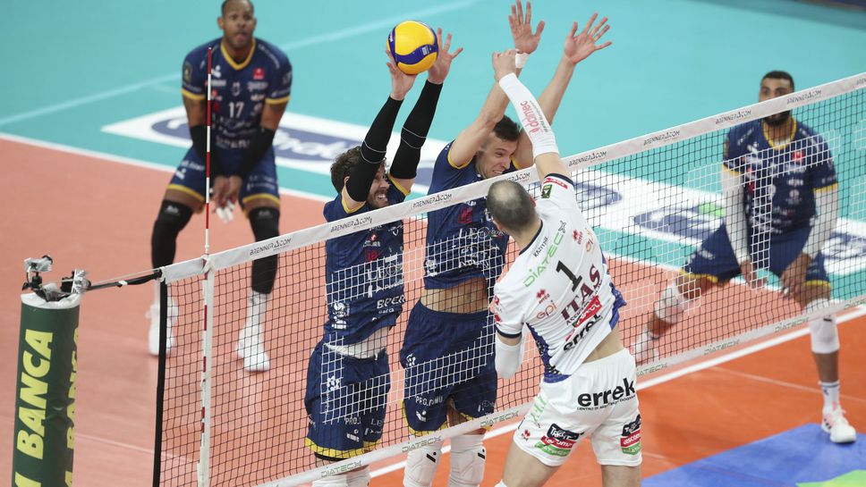 Матей Казийски и Тренто допуснаха пълен обрат от Модена 🏐