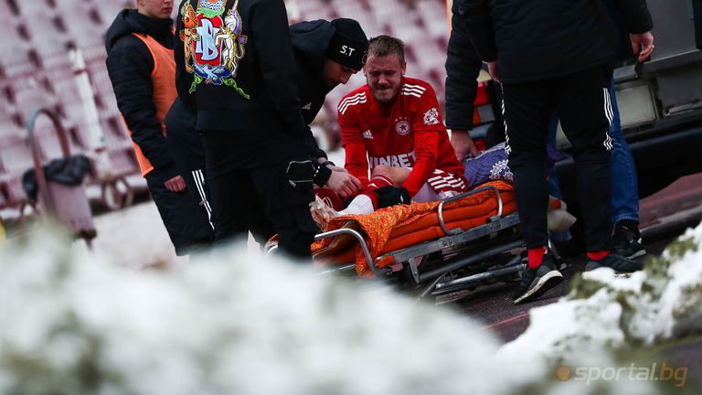  Тежка травма за титуляр на ЦСКА - София 