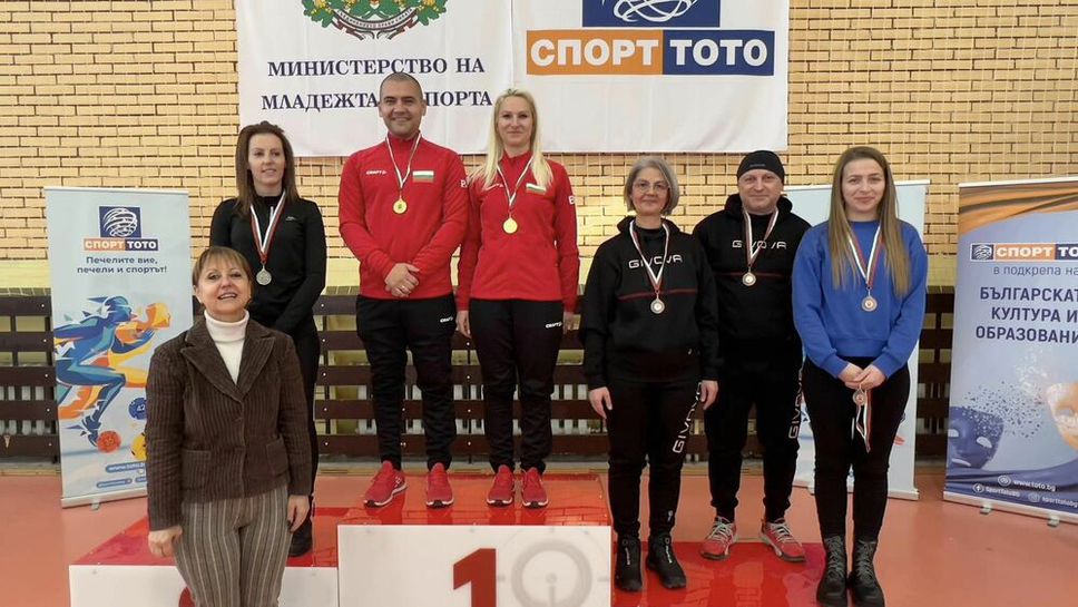 Таня и Антон Ризови спечелиха микса на пушка на Държавното първенство по спортна стрелба