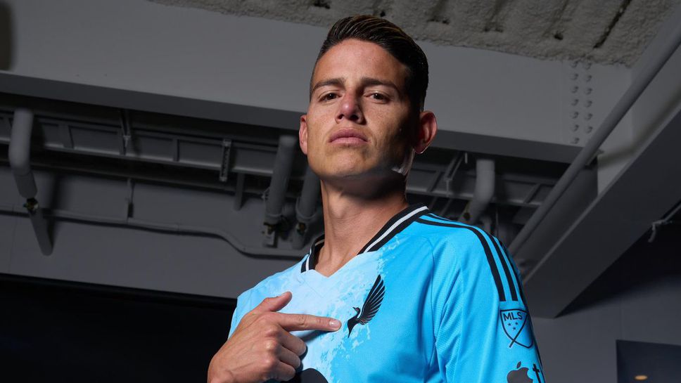 Капитанът на КолумбияХамес Родригес подписа с Минесота Юнайтед като това