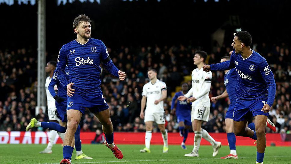 Евертън надделя с 2 1 като гост на Фулъм в