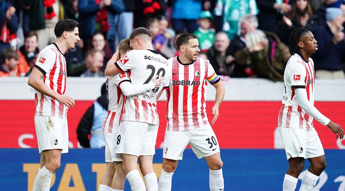 С човек по-малко Фрайбург прати Вердер под чертата