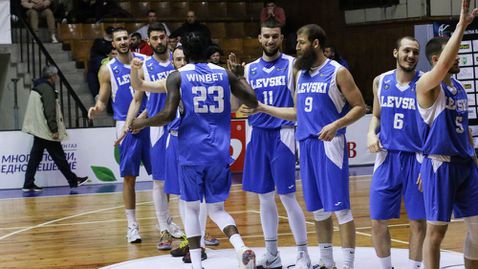 Левски се изстреля на трето място в НБЛ след категоричен успех над Черноморец