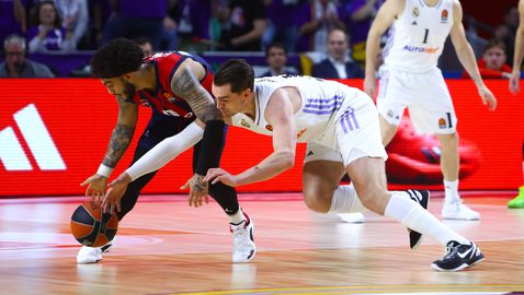  Баскония шокира Реал Мадрид със сирената и подари върха на Везенков и компания 