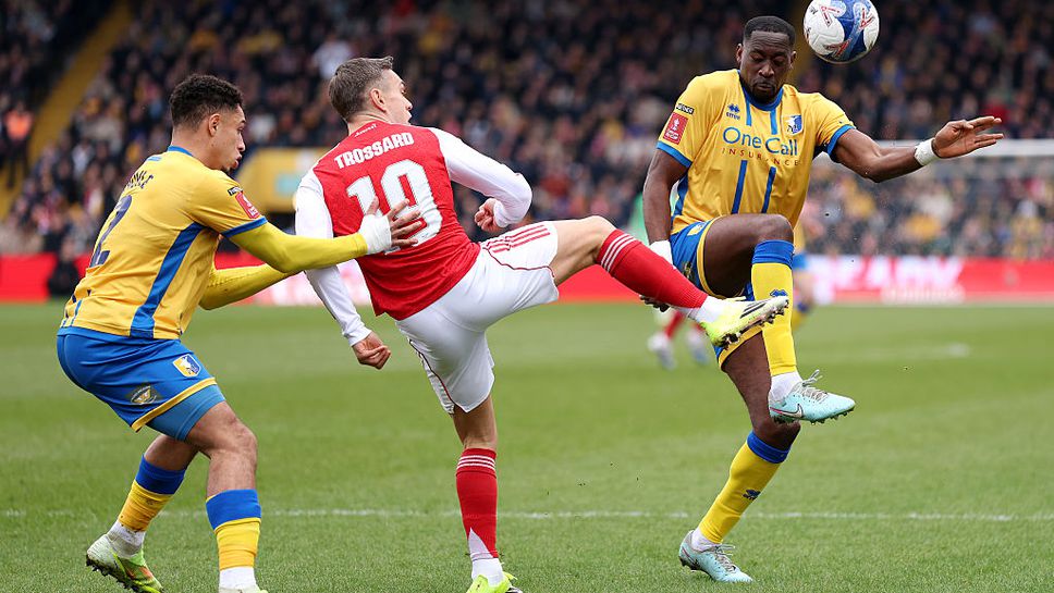 Мансфийлд 0:0 Арсенал, домакините пропуснаха няколко възможности