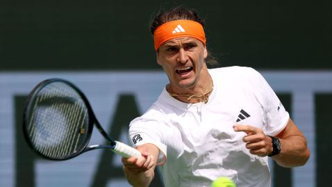 Зверев надви Беретини и продължава в третия кръг в Индиън Уелс