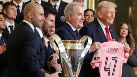 Масчерано за визитата на Интер Маями при Тръмп: Казаха ни, че ще говорим само за футбол, но се оказа различно