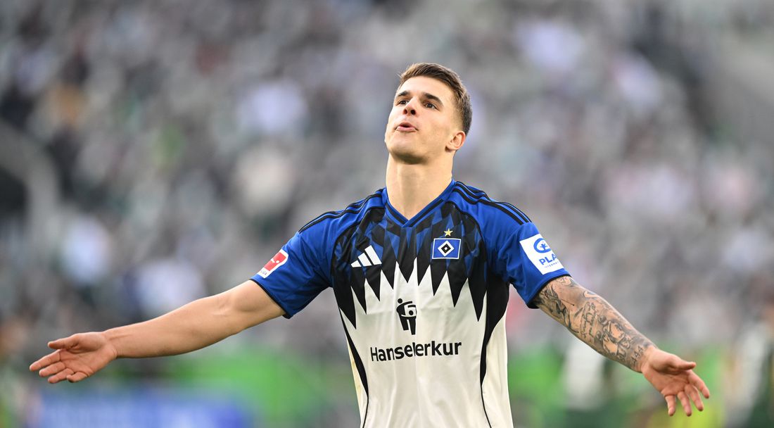 Набелязан от Барселона изведе Хамбургер ШФ до успех над Волфсбург