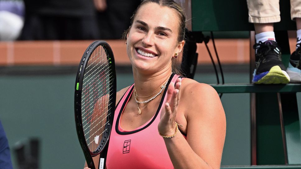 Сабаленка с убедителна победа, носейки годежния си пръстен