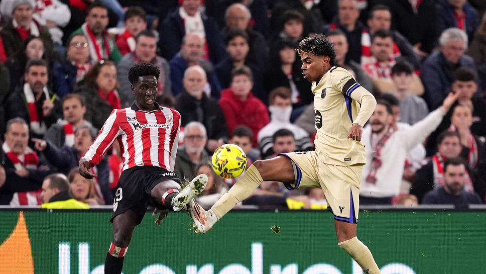 Атлетик Б 0:0 Барселона, Педри се появи още на почивката