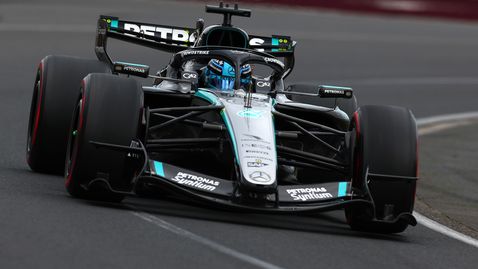 Джордж Ръсел разби конкуренцията и грабна първия полпозишън за сезона