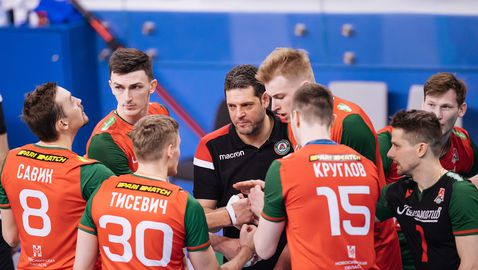 Пламен Константинов и Локомотив (Новосибирск) загубиха втория си мач от Ф6, но са на полуфинал в Русия (видео + снимки)