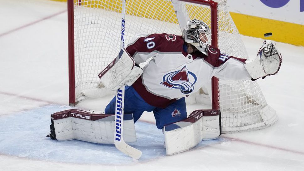 Александър Георгиев спаси 21 изстрела при успех на Колорадо в НХЛ