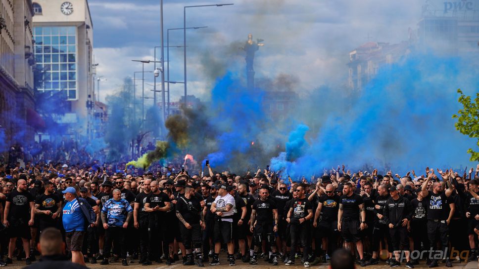 "Синьо" шествие преди дербито в събота