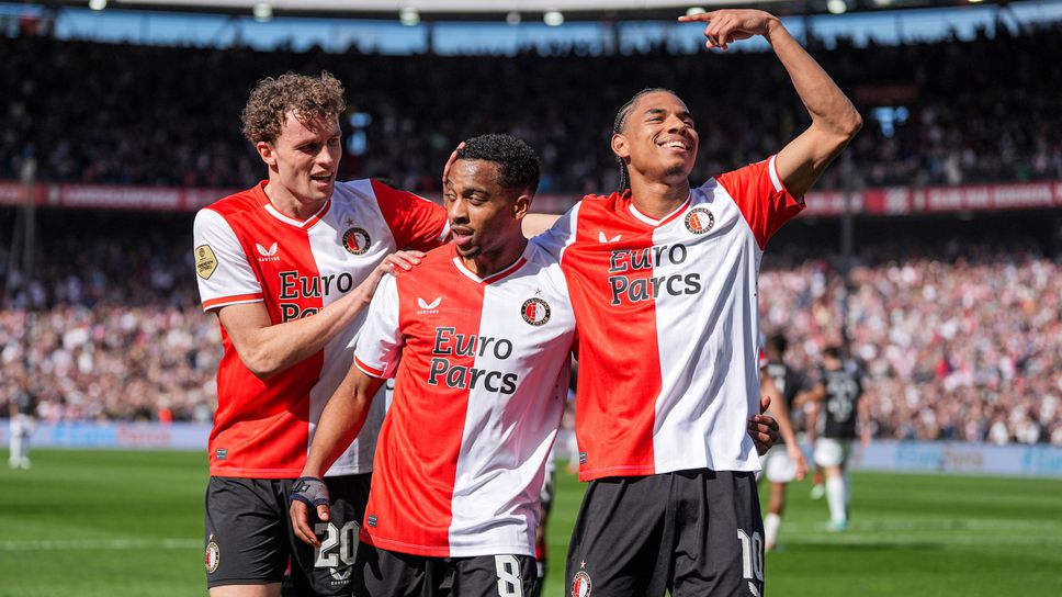 Фейенорд отново унижи Аякс и записа рекордна победа в голямото дерби на нидерландския футбол