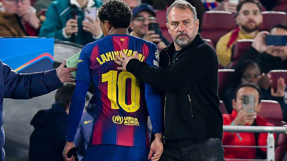 Флик за поредната среща на Барселона с Атлетико и ядосания Ямал