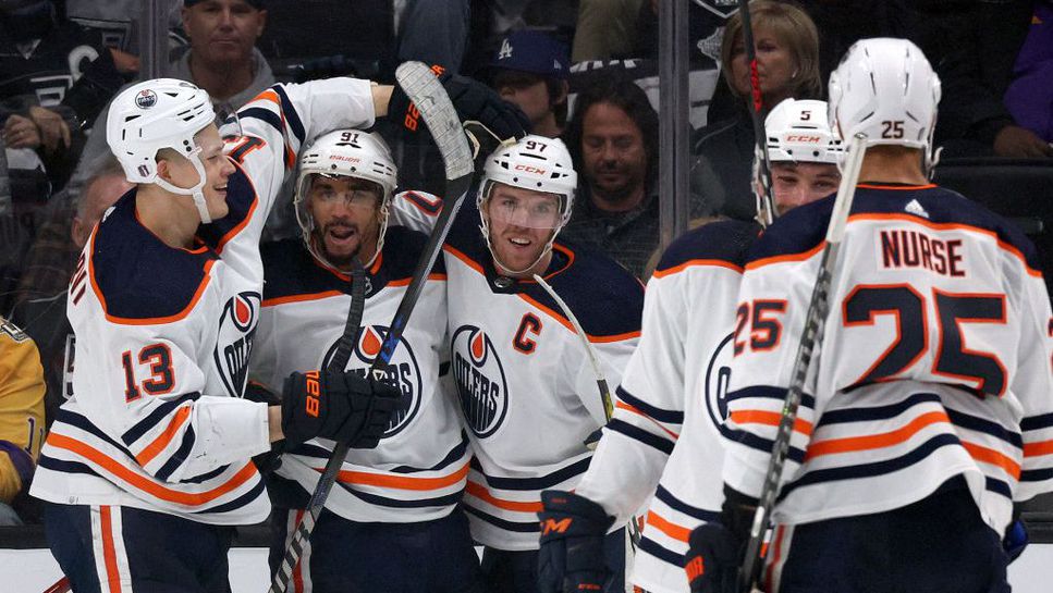 Едмънтън вкара 8 гола на Лос Анджелис в плейофите на Националната хокейна лига