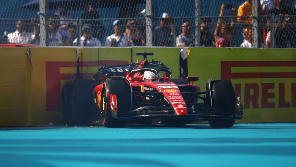 Леклер сменя скоростната си кутия след удара от квалификацията