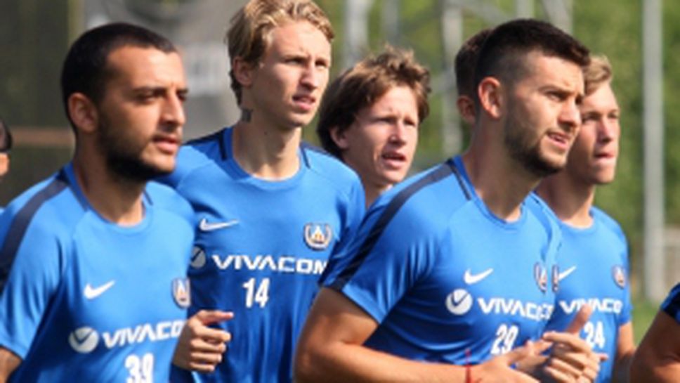 Богдан Вашчук с първа тренировка за Левски