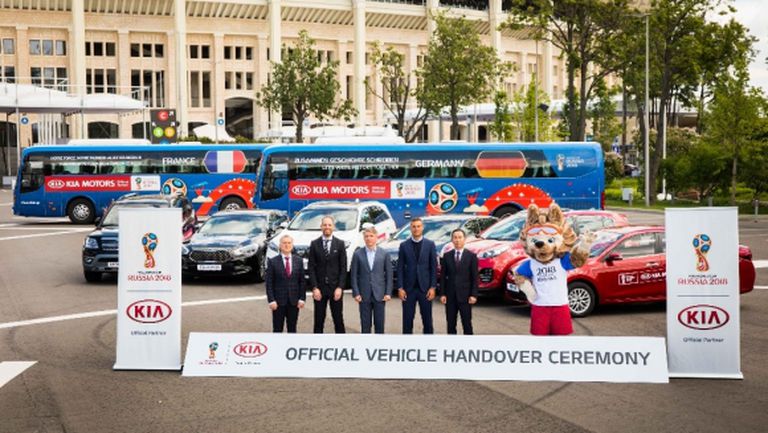 Kia предостави 424 автомобила за нуждите на Мондиала