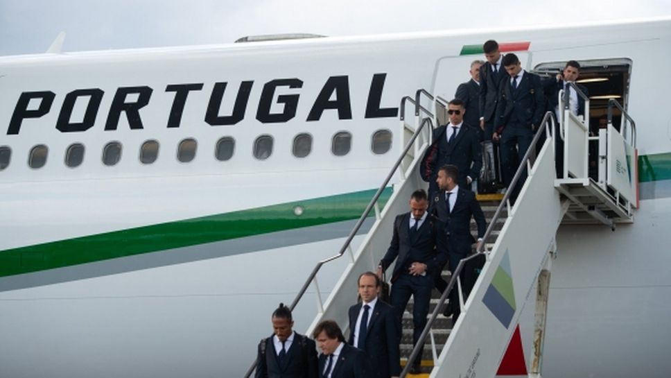 Отборът на Португалия пристигна в Русия