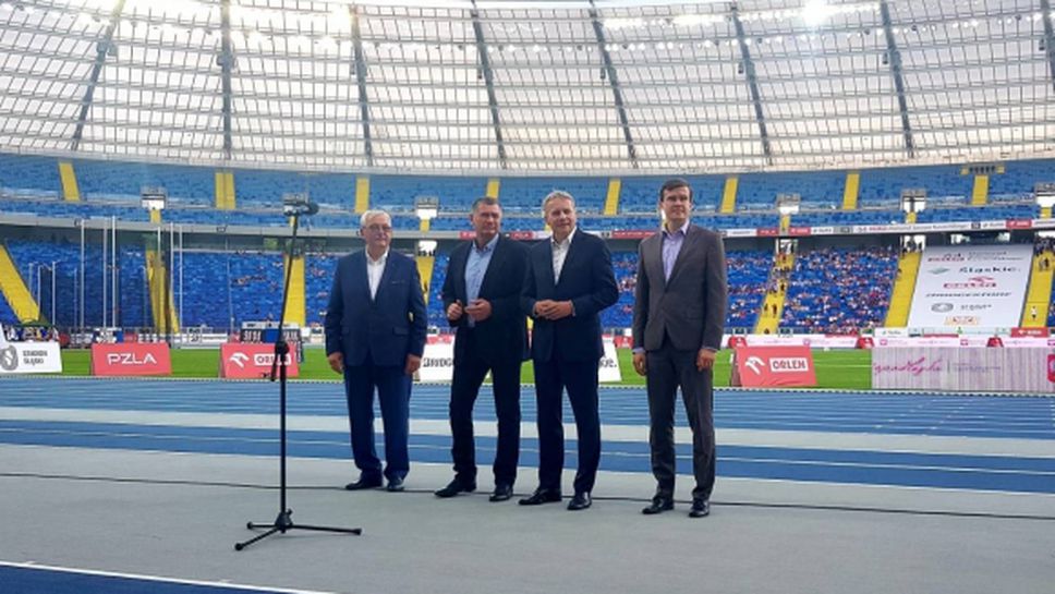 Карамаринов откри атлетически стадион в Полша