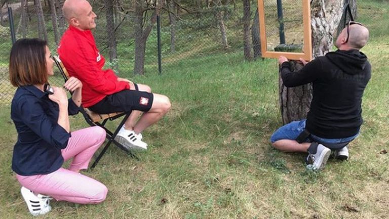Полски защитник спаси журналистка