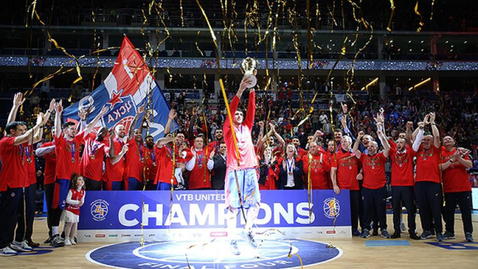 ЦСКА Москва спечели титлата в Русия за седмa поредна година